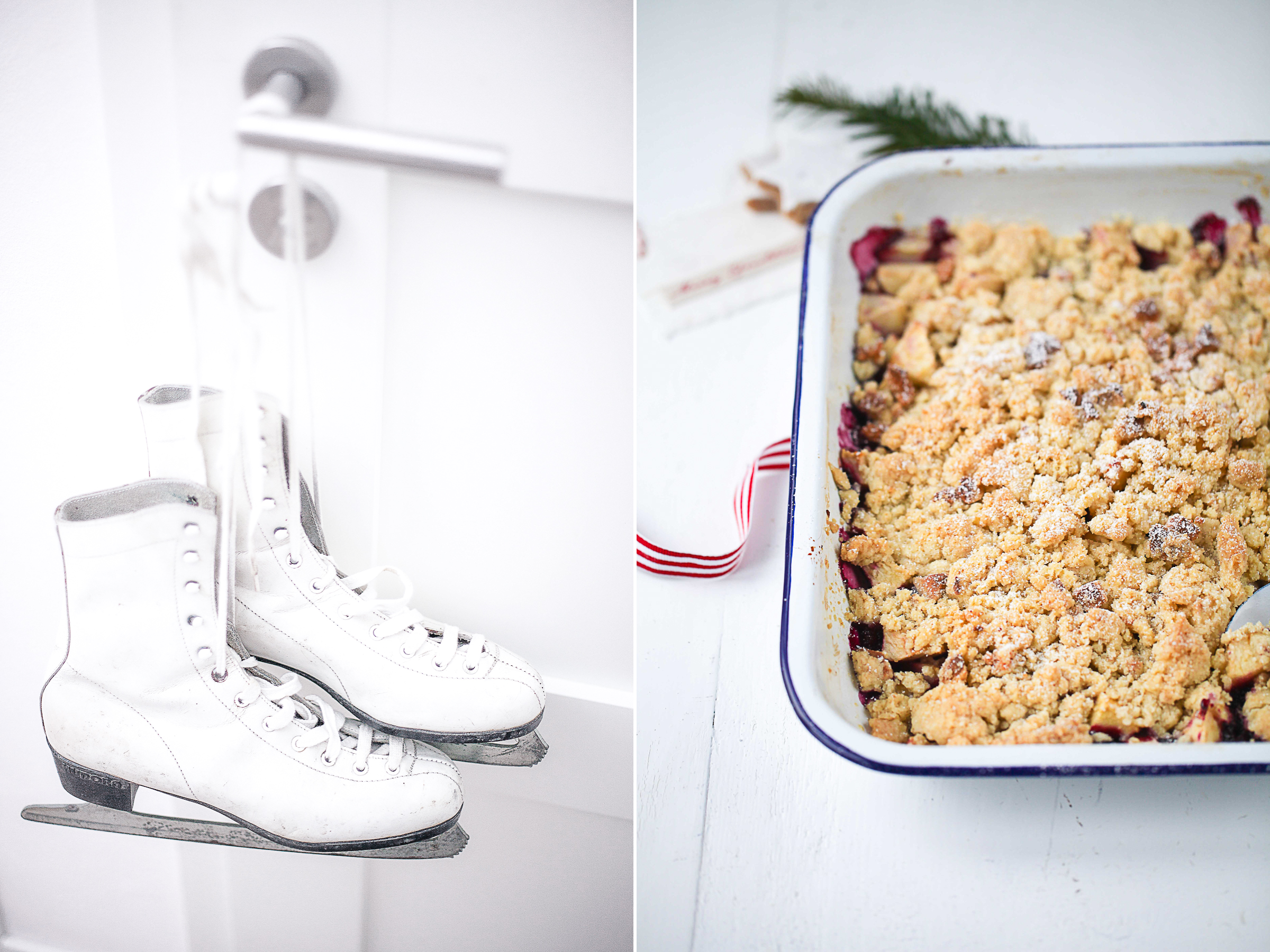 Zuckerzimtundliebe Crumble Zimtsternstreusel Apple Crisp Rezept recipe