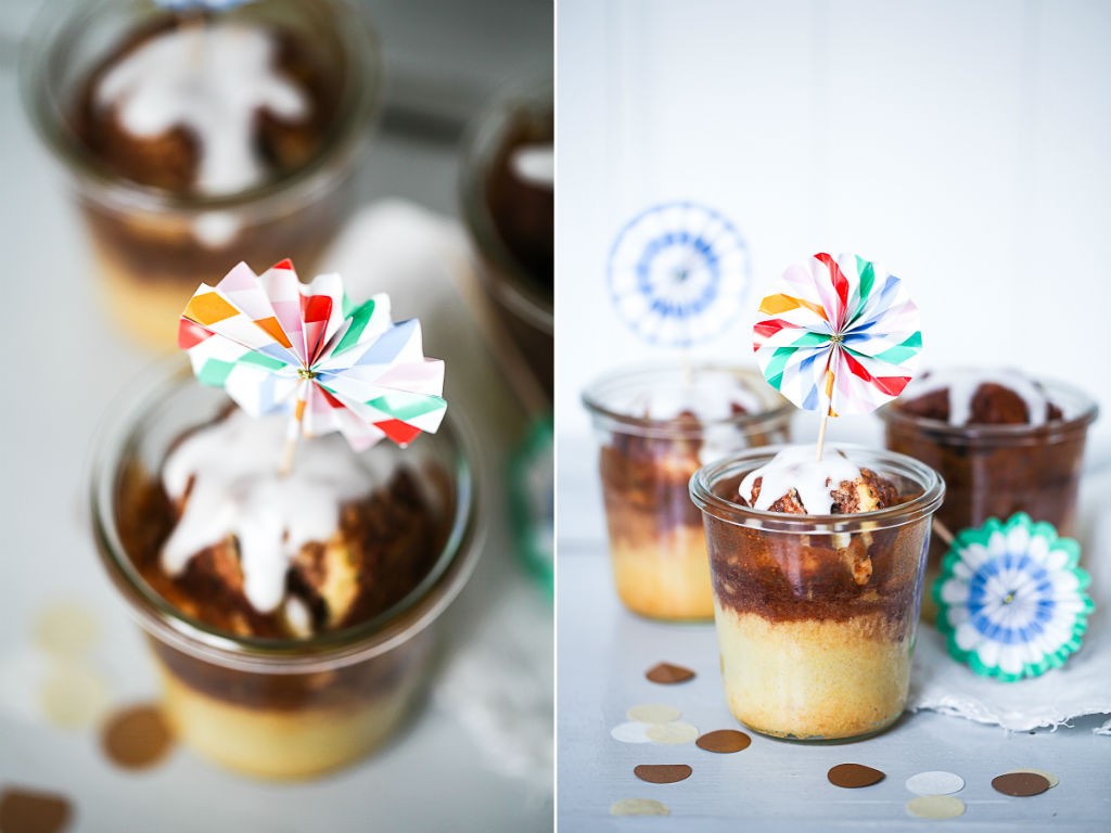 Marmorkuchen im Glas Rezept Backblog Siemens iQ700 Backofen Post aus meiner Küche Küchengeschenk Weckglas