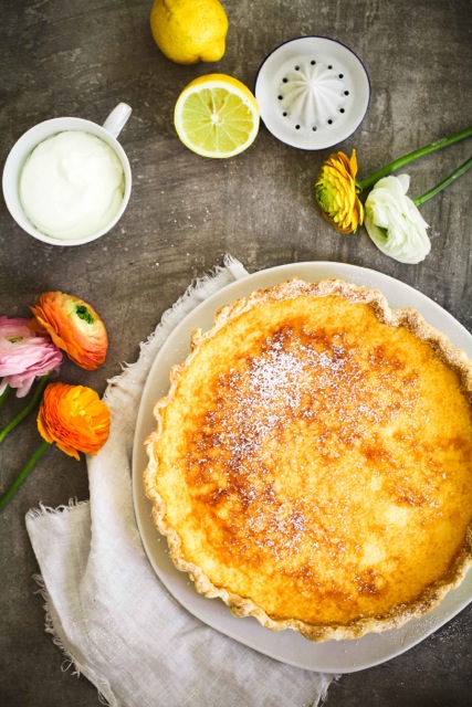 Backrezept für Zitronen Buttermilch Tarte Sommerkuchen Tarterezept Buttermilchkuchen Zitronenkuchen Zuckerzimtundliebe