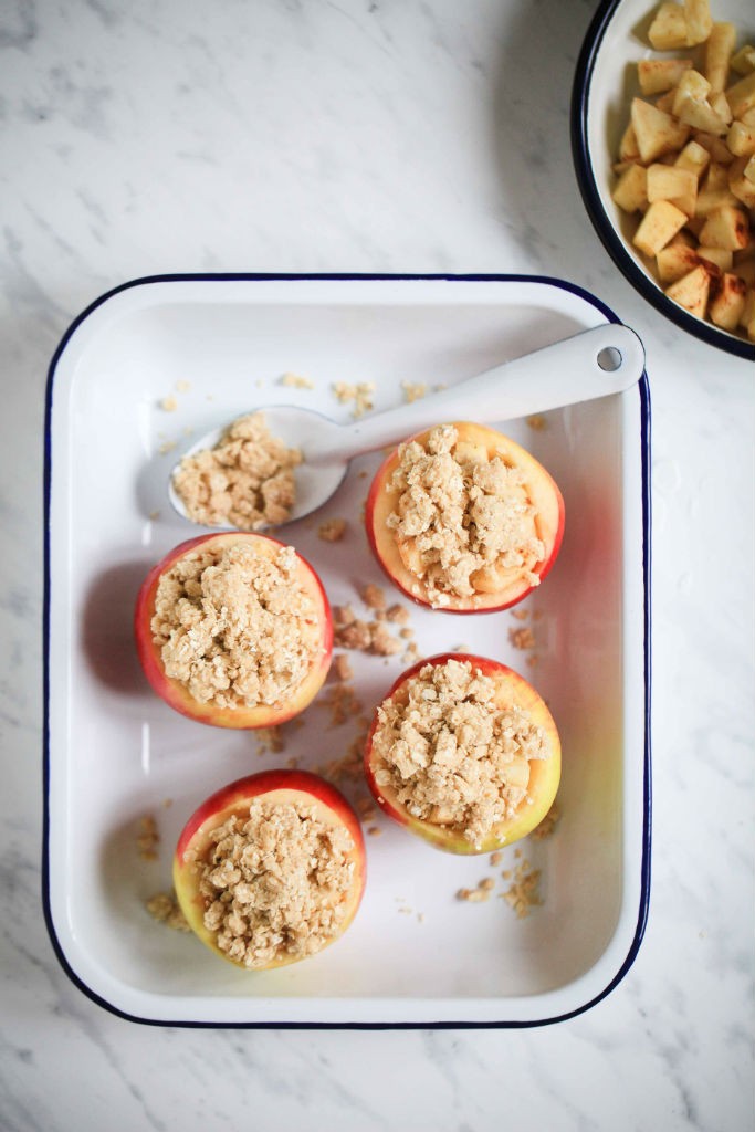 Rezept bester Apple Crumble im Apfel Zuckerzimtundliebe beste Apfelrezepte Apple crisp recipe in apple