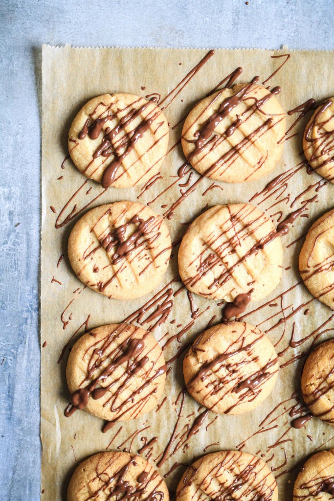 Erdnussbutter Cookies Peanutbutter Kekse Keksrezept Erdnussbutterrezept Zuckerzimtundliebe backen einfaches rezept