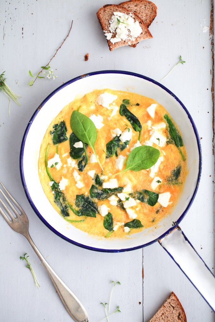 Frittata Rezept Spinat Feta Frittata Omelett Mittagessen Frühstück kochen kochrezept eierspeise babyspinat zuckerzimtundliebe foodblog food styling food photography