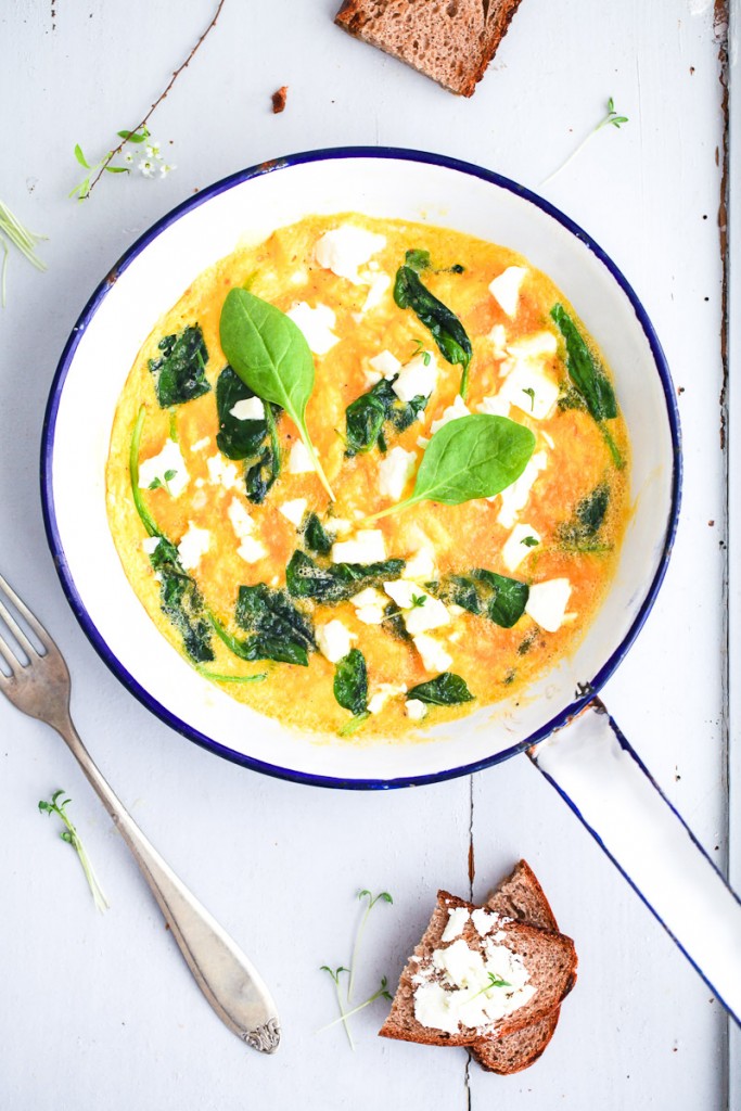 Frittata Rezept Spinat Feta Frittata Omelett Mittagessen Frühstück kochen kochrezept eierspeise babyspinat zuckerzimtundliebe foodblog food styling food photography