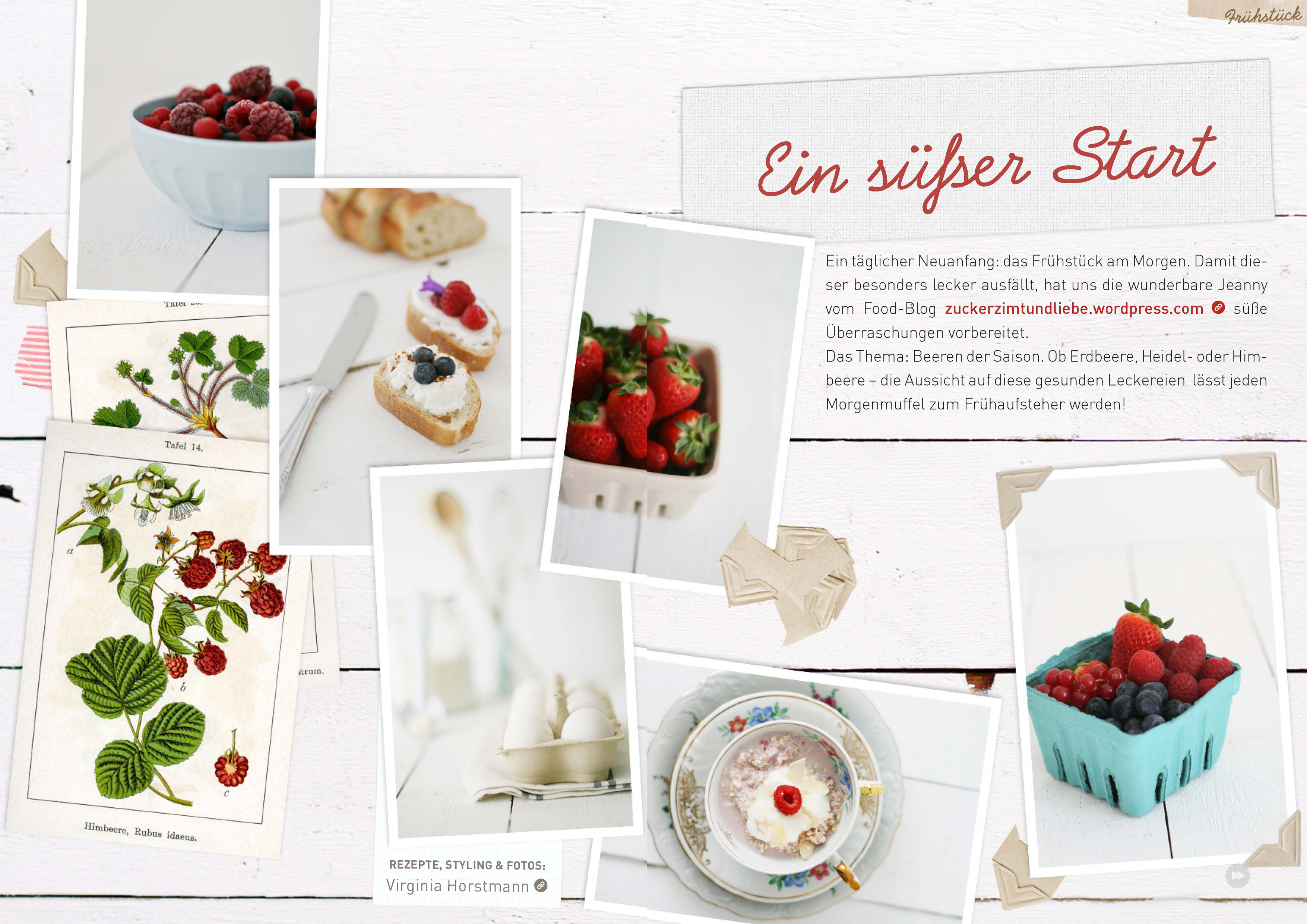 Ein beeriges Frühstück – berry sweet mornings mit Jeanny und dem Sister Magazine