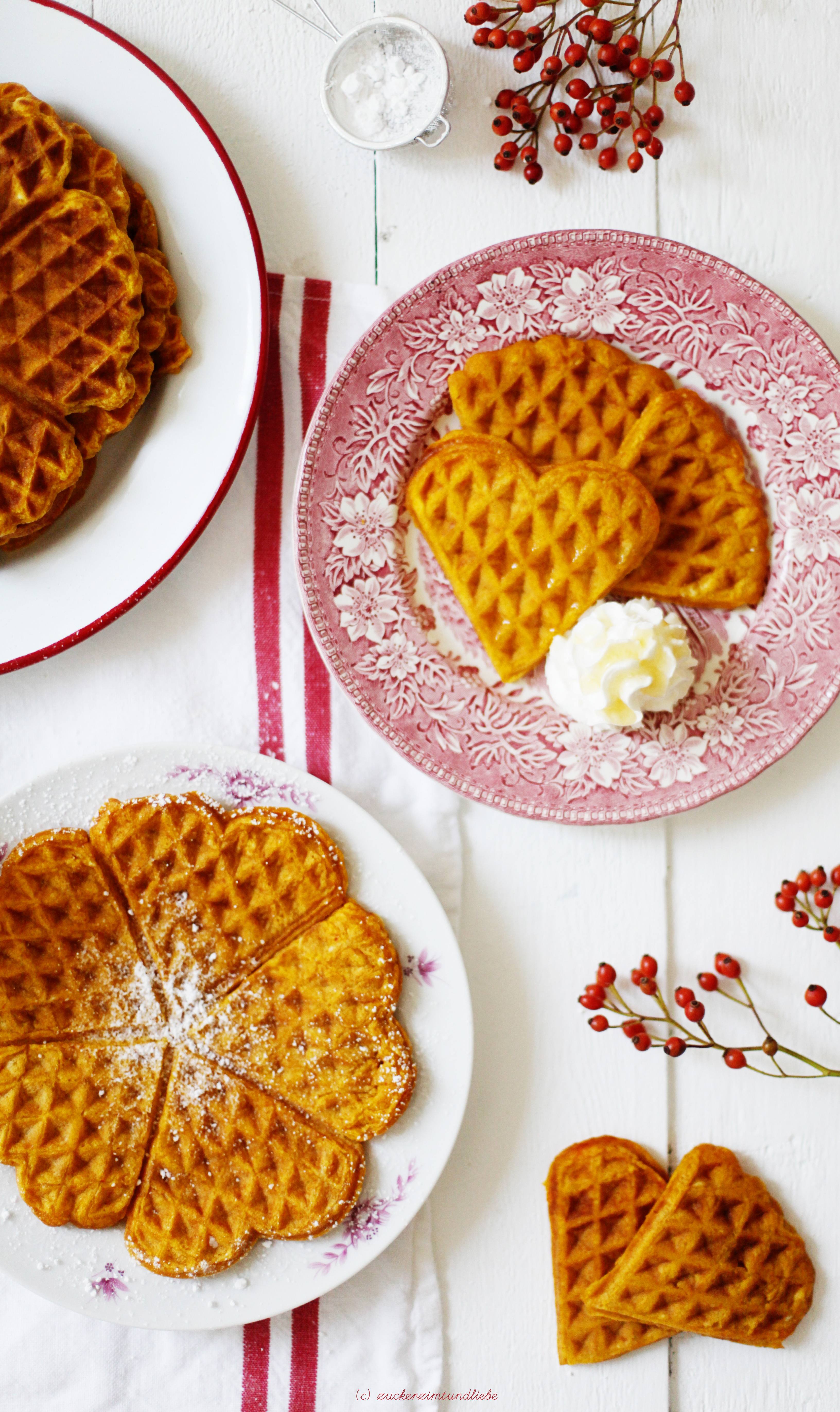 Süsse Kürbiswaffeln – meine kleine feine Herbstanfangsfreude