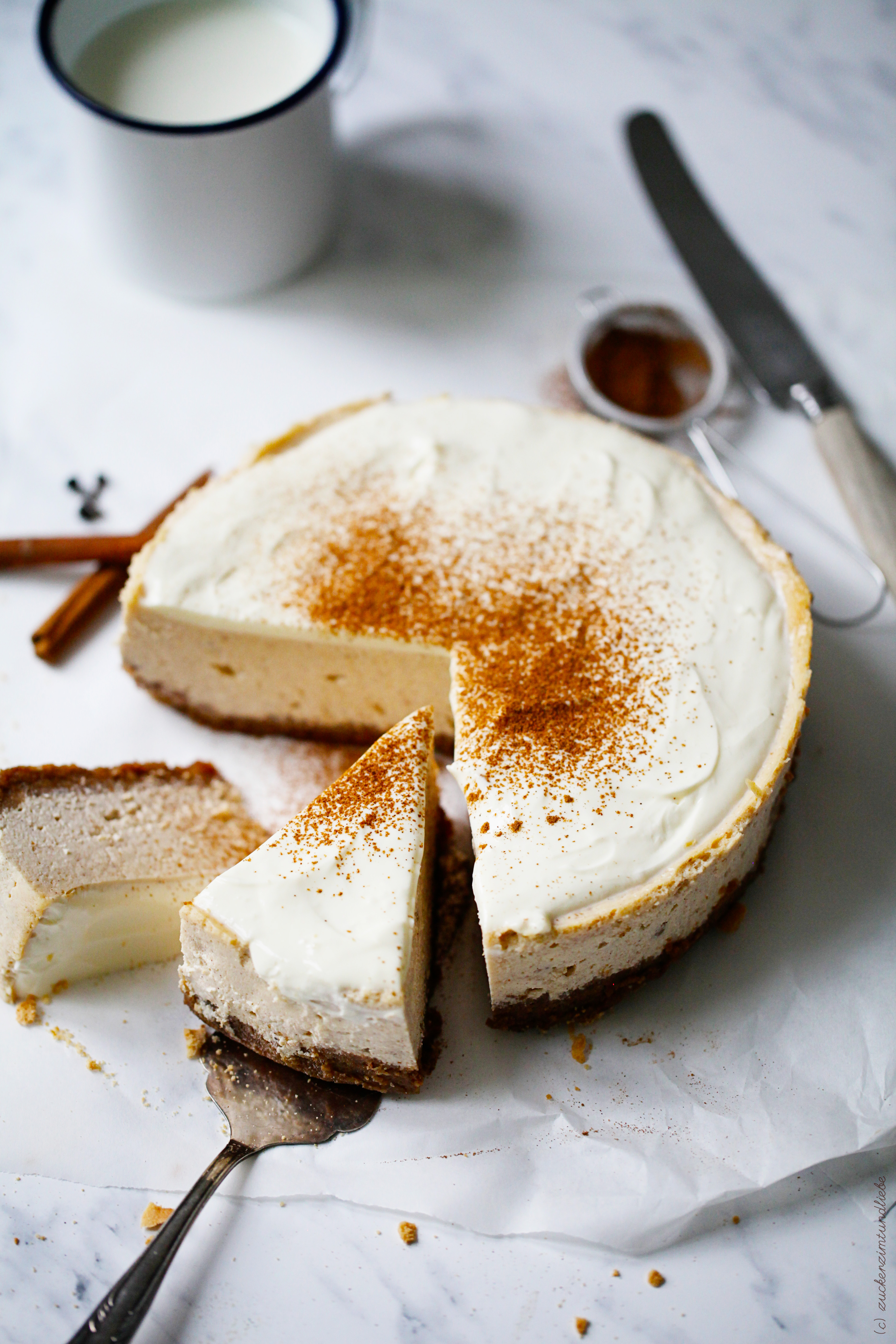 New York Chai Cheesecake