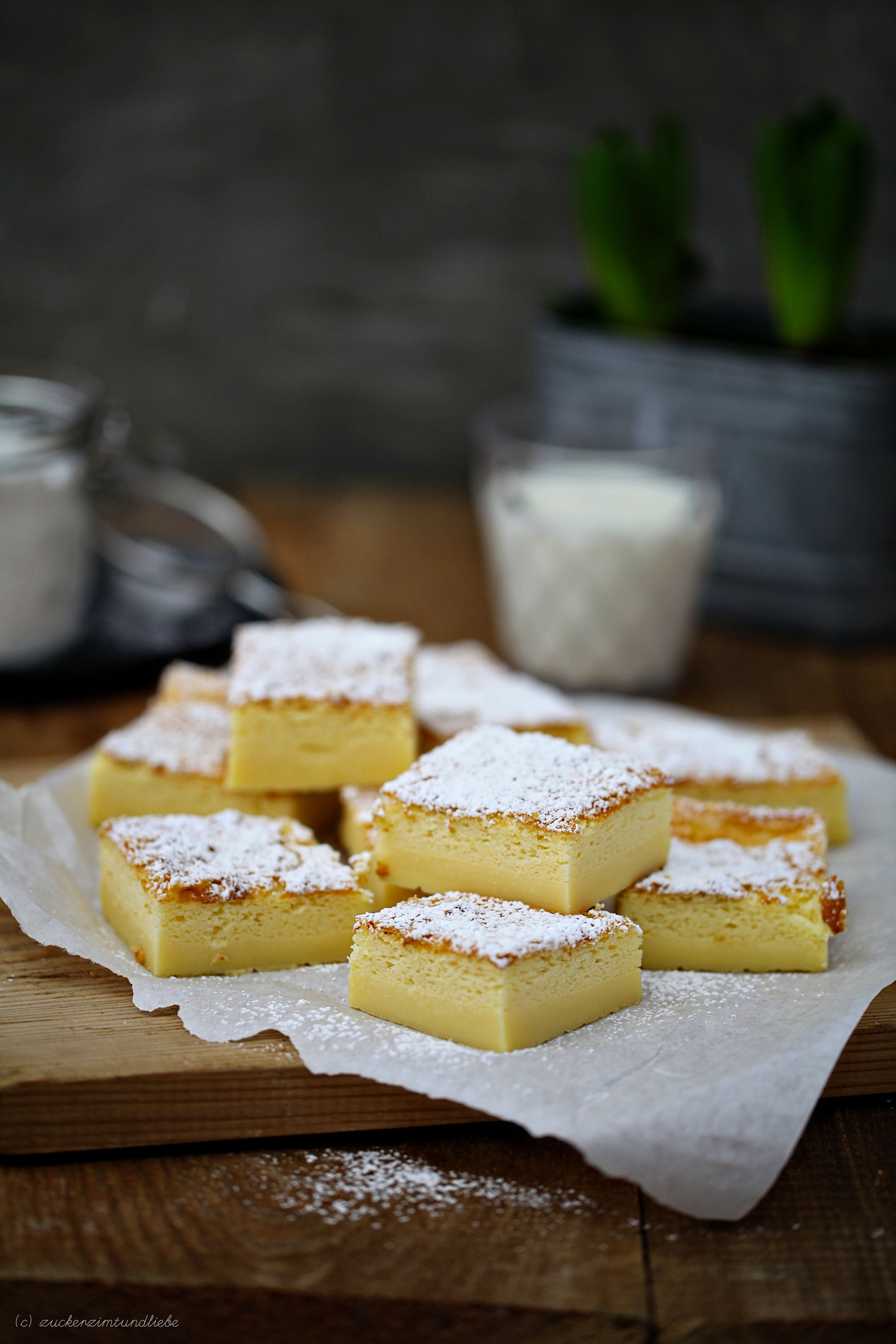 Rezept Magic Cake Magischer Kuchen Puddingkuchen einfach Foodblog Zucker Zimt und Liebe