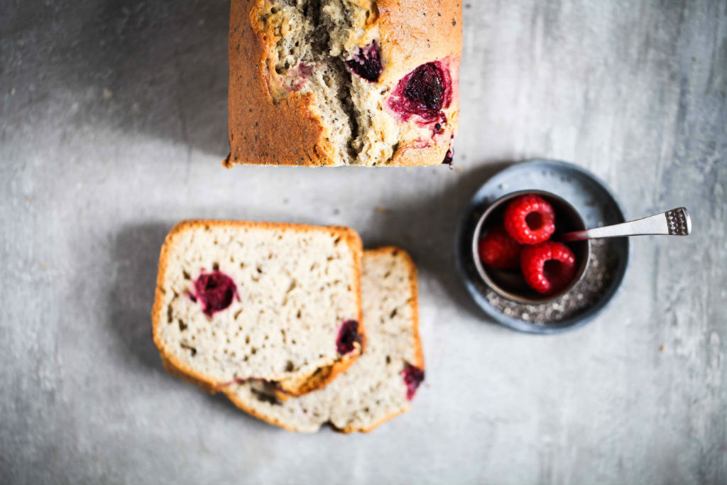 Über Chia Bananen Brot mit Himbeeren und meine Erfahrungen mit dem Projekt: Wasserwoche von Gerolsteiner {Werbung}