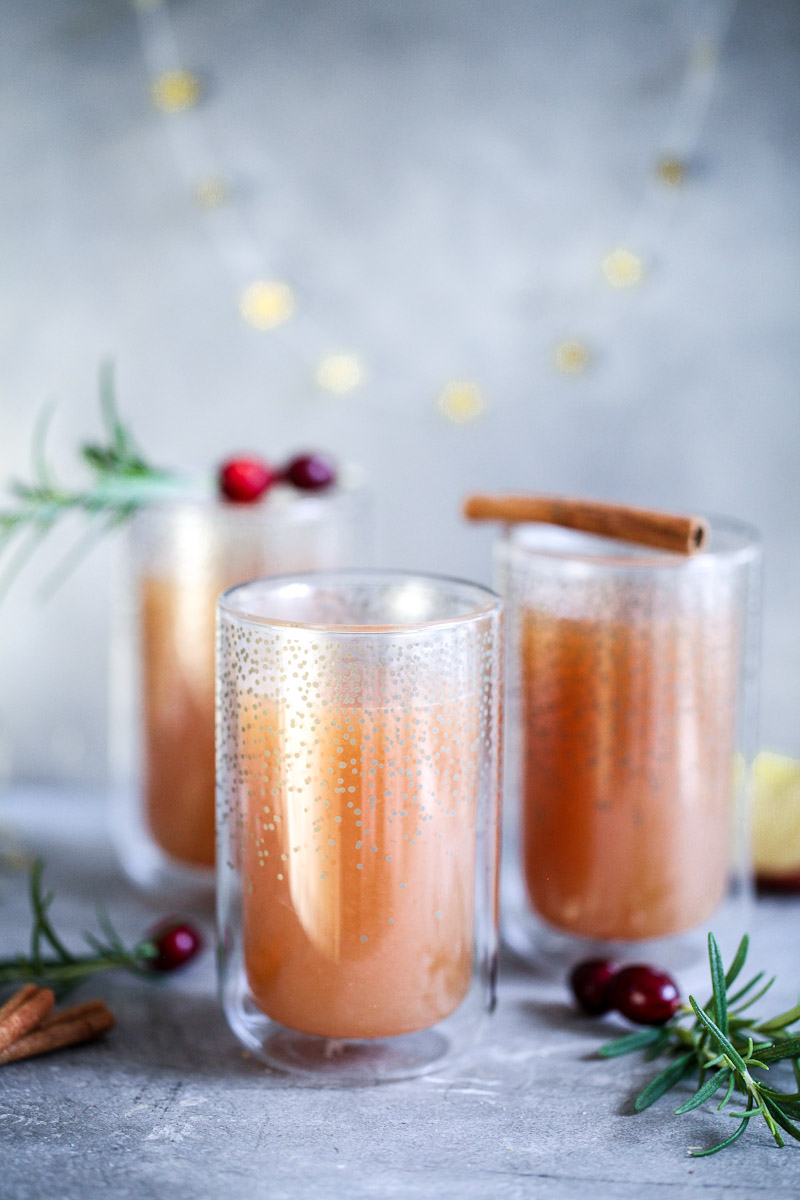 Rezept für heissen Zimt-Apfelpunsch (ohne Alkohol) – homemade cinnamon apple cider