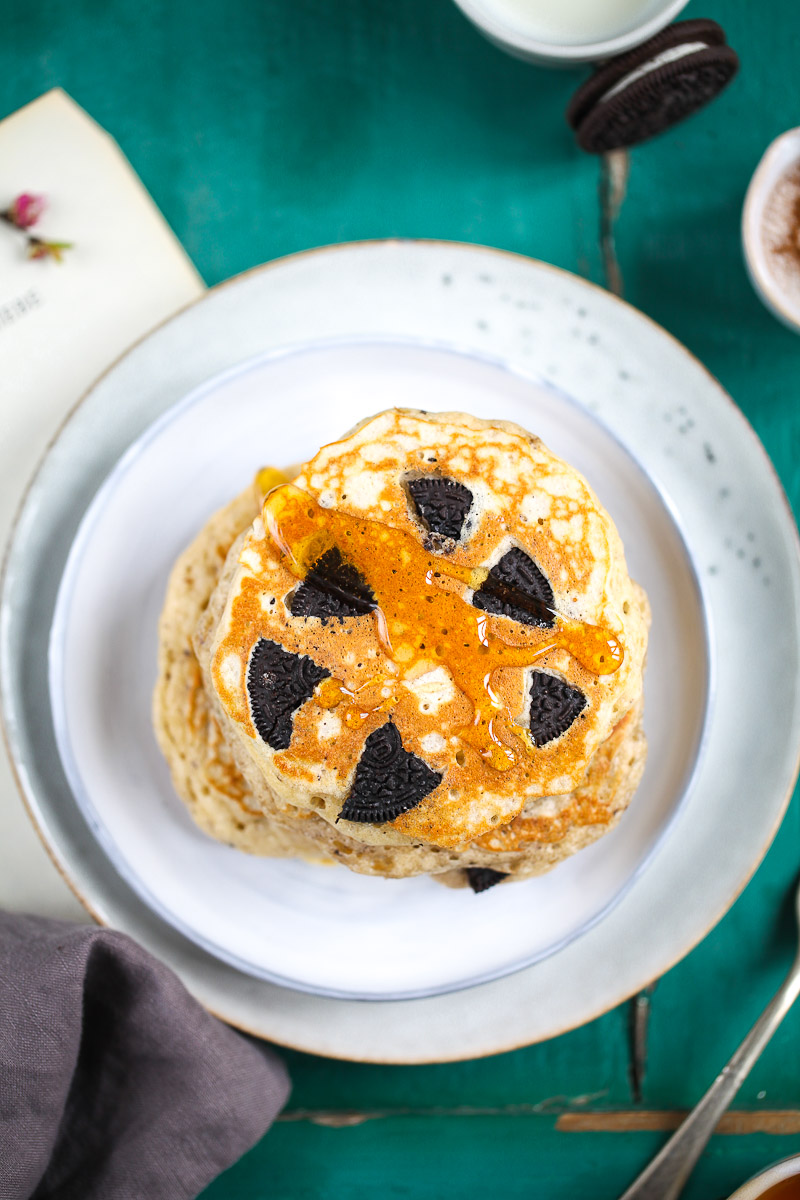 Oreo Buttermilk Pancakes Rezept – süße Pfannkuchen nicht nur zum Frühstück