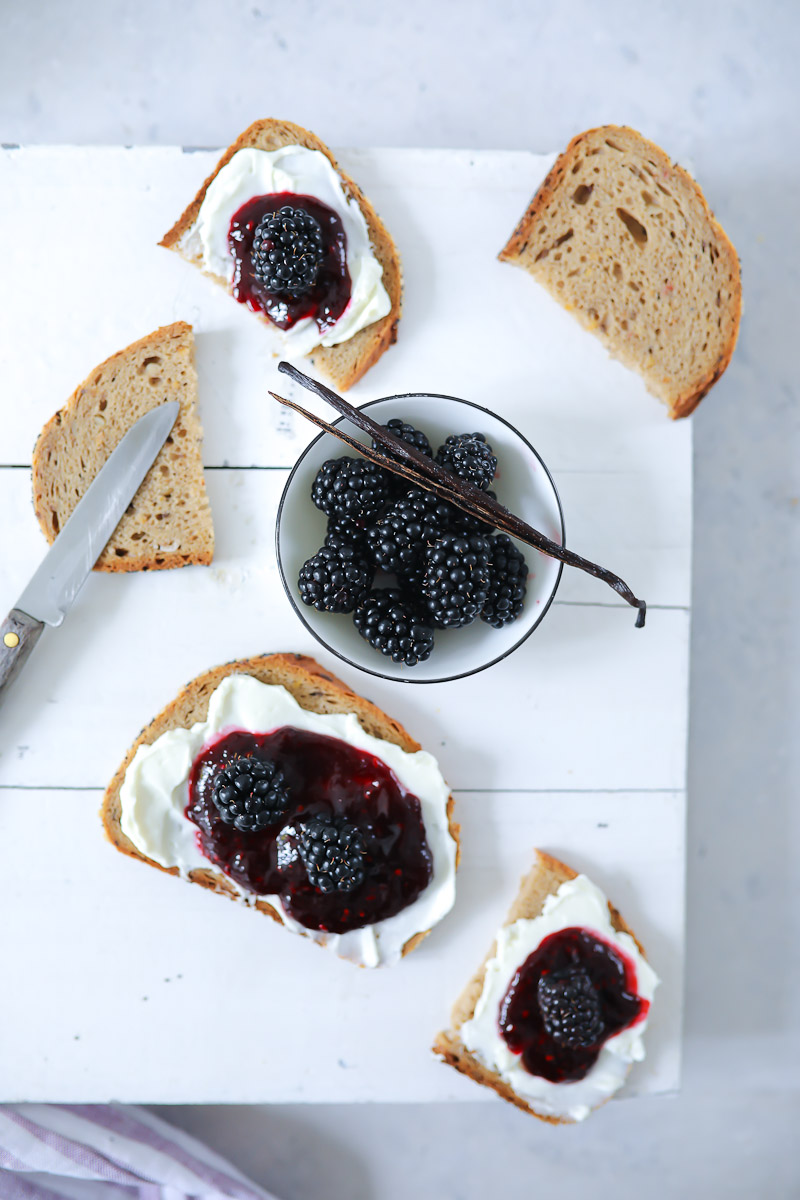 Let’s Jam! Ein Rezept für Brombeer-Vanille-Marmelade ohne Kochen und ein kleines Stabmixer-Set-Gewinnspiel {enthält Werbung für Diamant Gelierzauber}