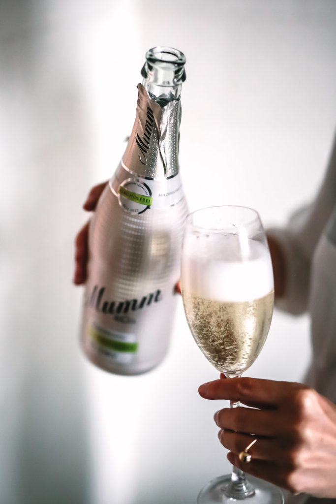 Mumm Dry Alkoholfrei Sekt zuckerzimtundliebe mädelsbrunch mitohne foodblog mädelsabend mädelsbrunch babyshower getränke