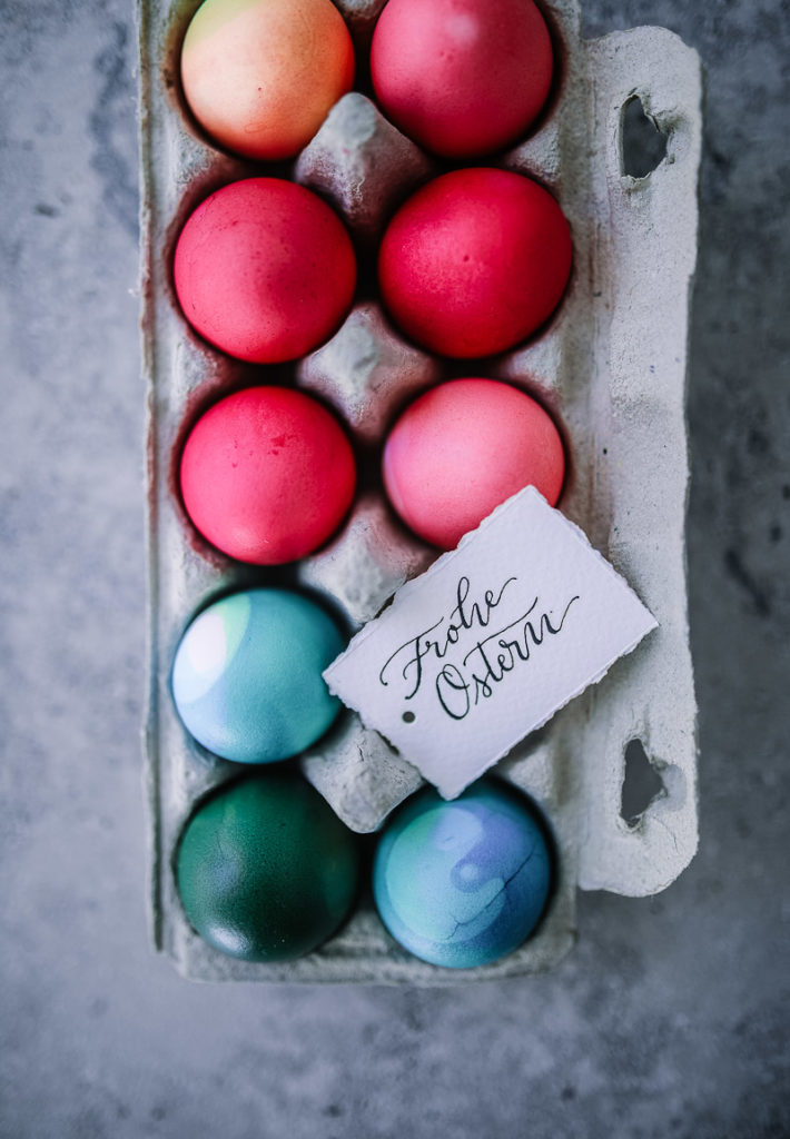 gefärbte ostereier wasserfarben dyed easter eggs jeannette mokosch