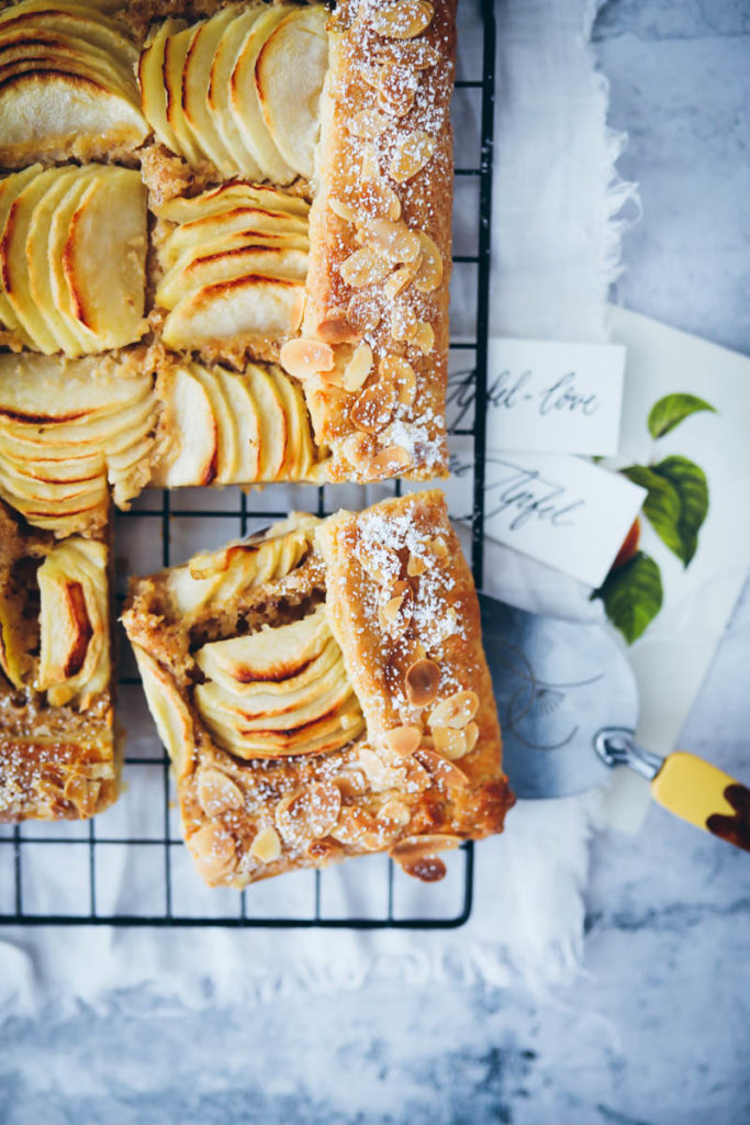 Apfeltarte Frangipane Galette Apfelkuchen Foodstyling Food photography zuckerzimtundliebe die besten apfelkuchen apfelrezepte herbstkuchen mürbeteig
