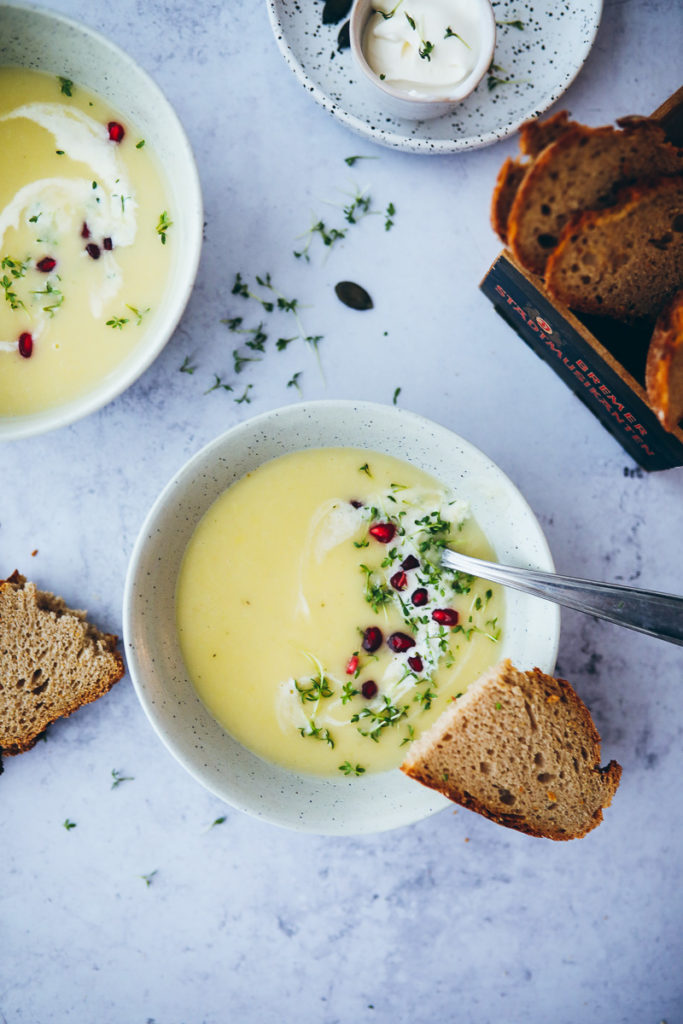 Kartoffel suppe rezept kartoffel lauchsuppe mittagessen kartoffelrezept potato soup leek soup zuckerzimtundliebe foodstyling food photography the feedfeed the kitchn food 52
