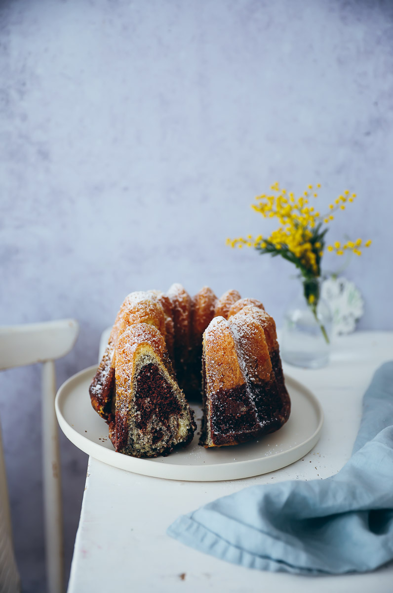 Mohn Marmorkuchen Gugelhupf poppy seed marble cake recipe einfacher marmorkuchen rührteig zuckerzimtundliebe foodblog backblog foodstyling food photography the bakefeed the feedfeed food 52 bundt cake nordicware