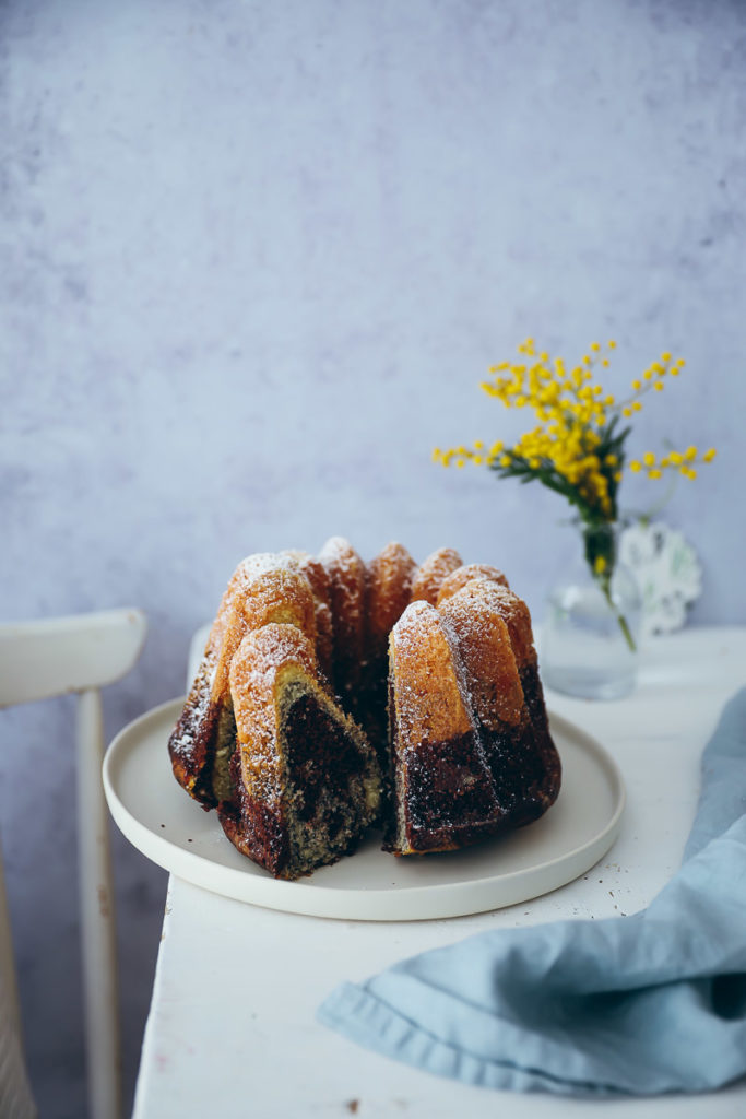 Mohn Marmorkuchen Gugelhupf poppy seed marble cake recipe einfacher marmorkuchen rührteig zuckerzimtundliebe foodblog backblog foodstyling food photography the bakefeed the feedfeed food 52 bundt cake nordicware