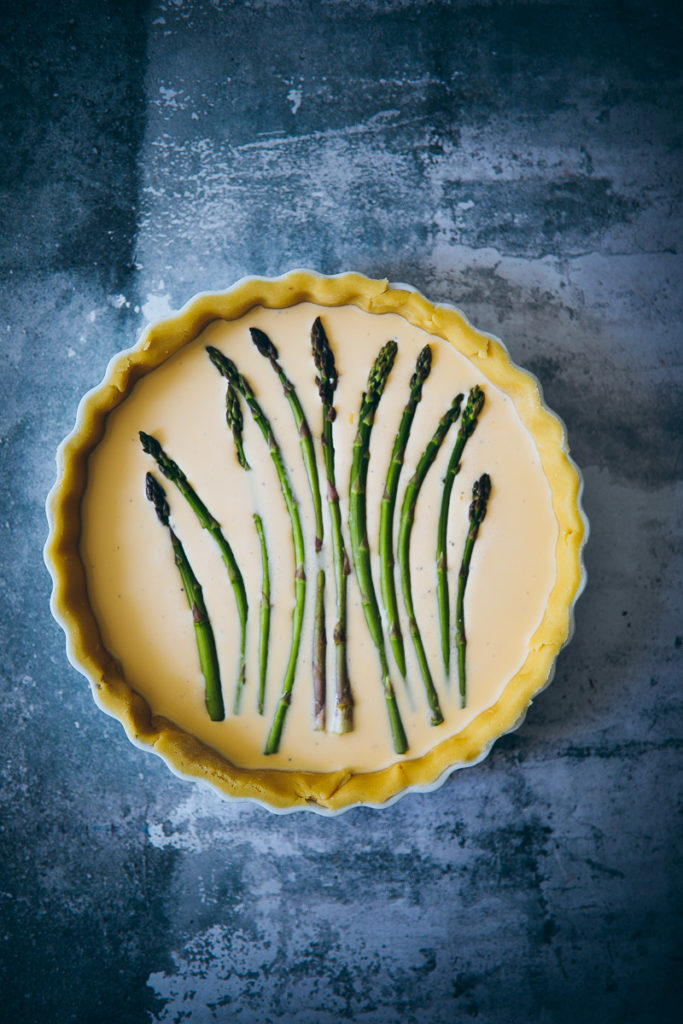 Spargel Tarte Quiche spargelrezepte grüner spargel asparagus tart recipe mittagessen rezept einfaches rezept foodstyling foodstylist foodblog zuckerzimtundliebe cookfeed food52