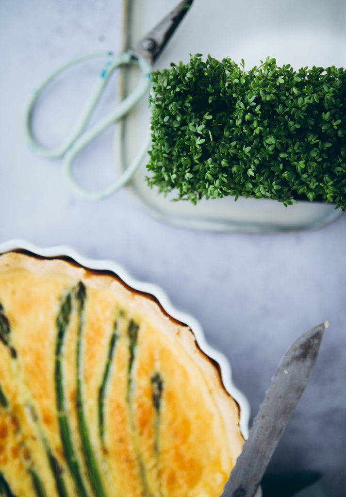 Spargel Tarte Quiche spargelrezepte grüner spargel asparagus tart recipe mittagessen rezept einfaches rezept foodstyling foodstylist foodblog zuckerzimtundliebe cookfeed food52