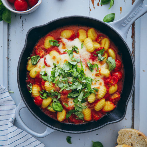 Gnocchi Rezept TOmatensauce überbacken gnocchi aus dem Ofen Steinhaus Pasta al forno mozzarella einfaches mittagessen rezept foodstylist food styling food photography german foodblog zuckerzimtundliebe
