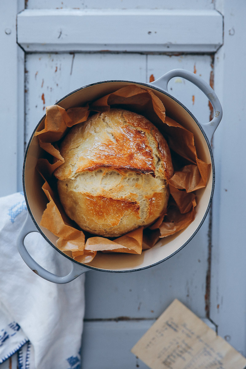 No knead bread – Rezept für Brot ohne Kneten