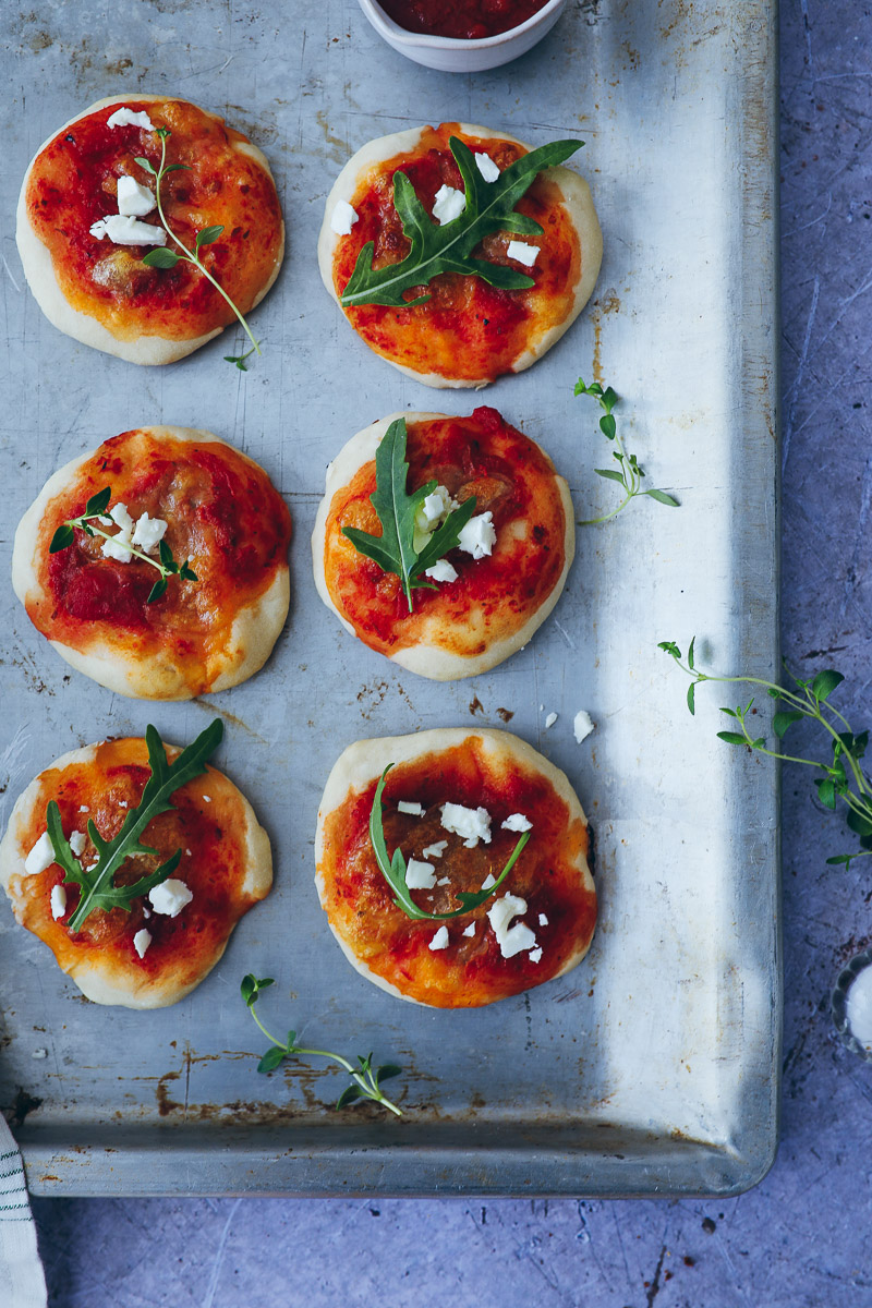 Rezept für Pizzette – Minipizzen einfach selber machen