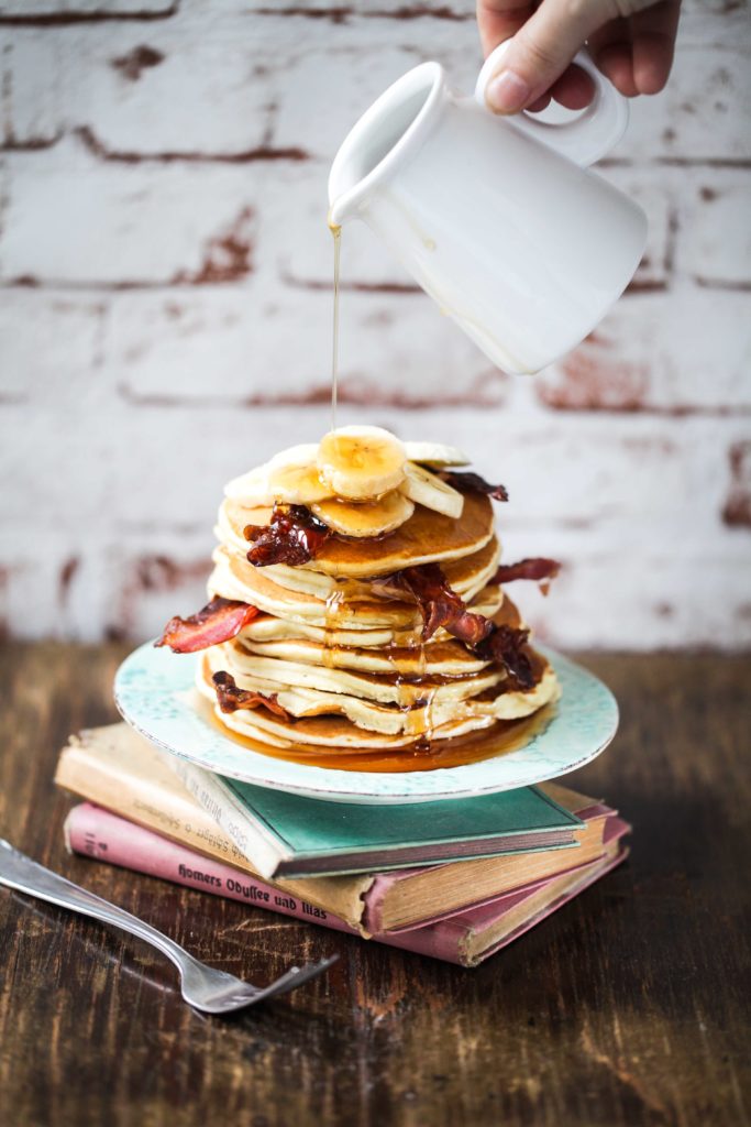 Bananen Erdnussbutter Pancakes Elvis Rezept