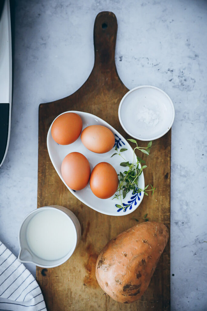 Suesskartoffel Feta Quiche Rezept sweet potato feta tart muerbeteig herzhafte tarte einfaches vegetarisches Mittagessen Bosch Cookit Test Zuckerzimtundliebe Foodstyling food photography feedfeed food52
