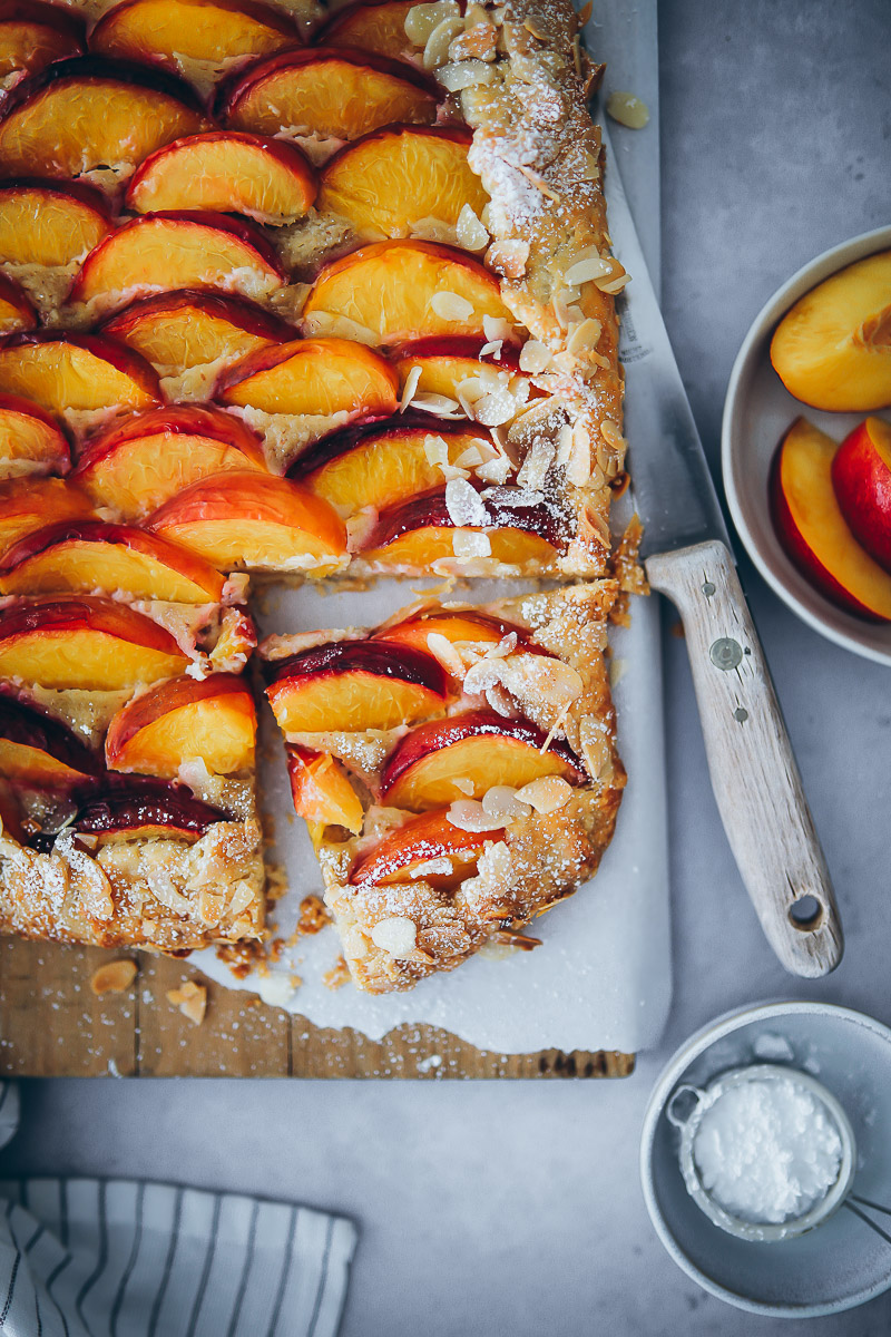 Nektarinen Galette Frangipane Tarte Rezept