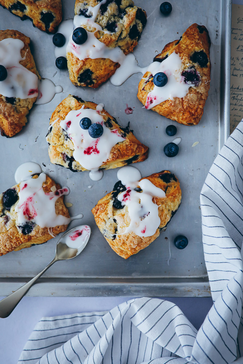 Blaubeer Scones Rezept – blueberry scones