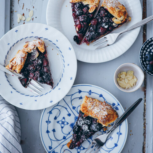 Blaubeer Galette Rezept blueberry galette Tart heidelbeer kuchen sommerkuchen mürbeteig zuckerzimtundliebe bakefeed feedfeed foodtographyschool