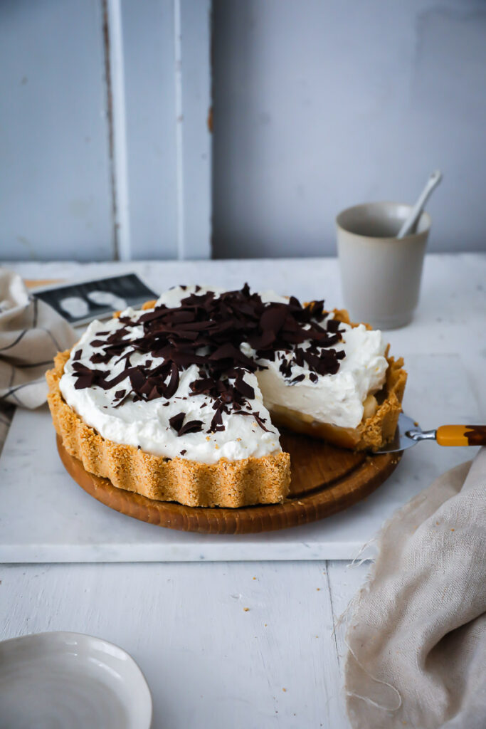 Banoffee Pie Rezept recipe zuckerzimtundliebe Backblog kuchen ohne backen sommerkuchen bananenkuchen karamell bakefeed