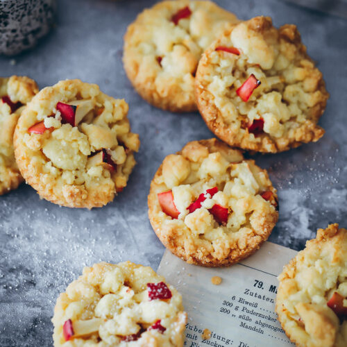 Apfel Streusel Cookies Rezept apple streusel kekse apfelrezepte backen im Herbst foodstyling food photography zuckerzimtundliebe