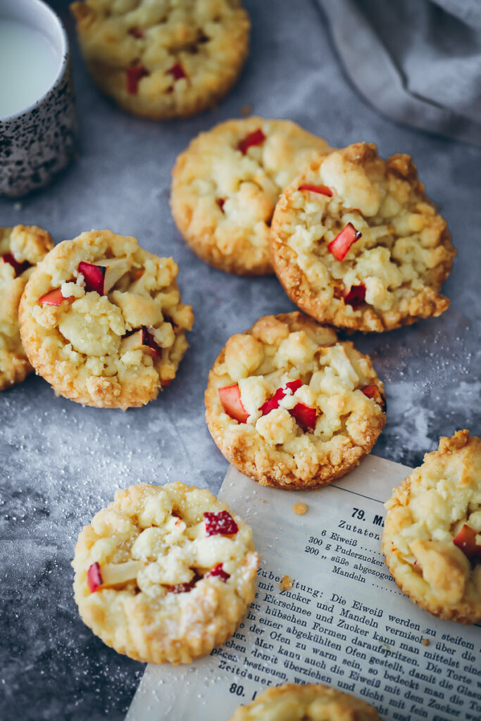 Apfel Streusel Cookies Rezept apple streusel kekse apfelrezepte backen im Herbst foodstyling food photography zuckerzimtundliebe