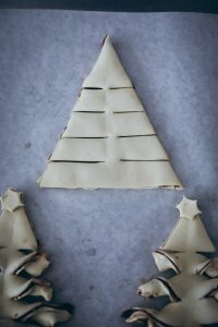 Blätterteig Tannenbaum Rezept mit Gebrannter Mandel - Füllung