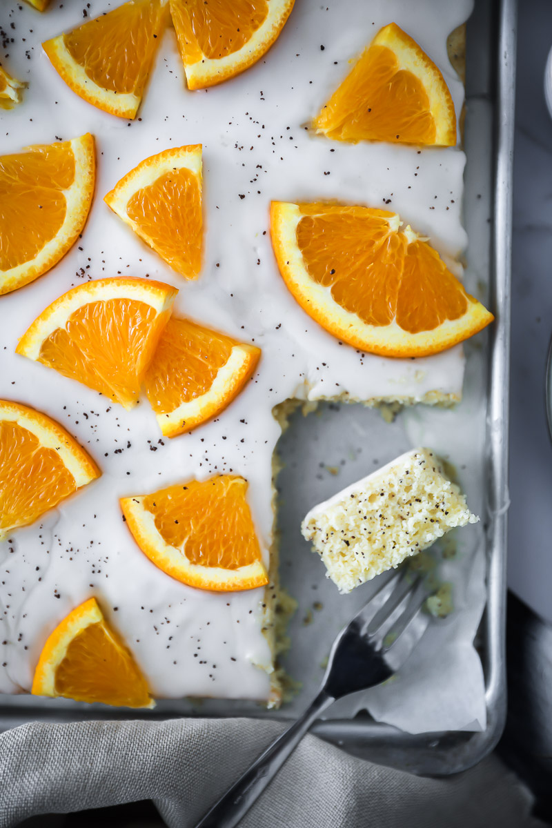 Zitronenkuchen Rezept mit Mohn – Lemon Poppy Seed Cake