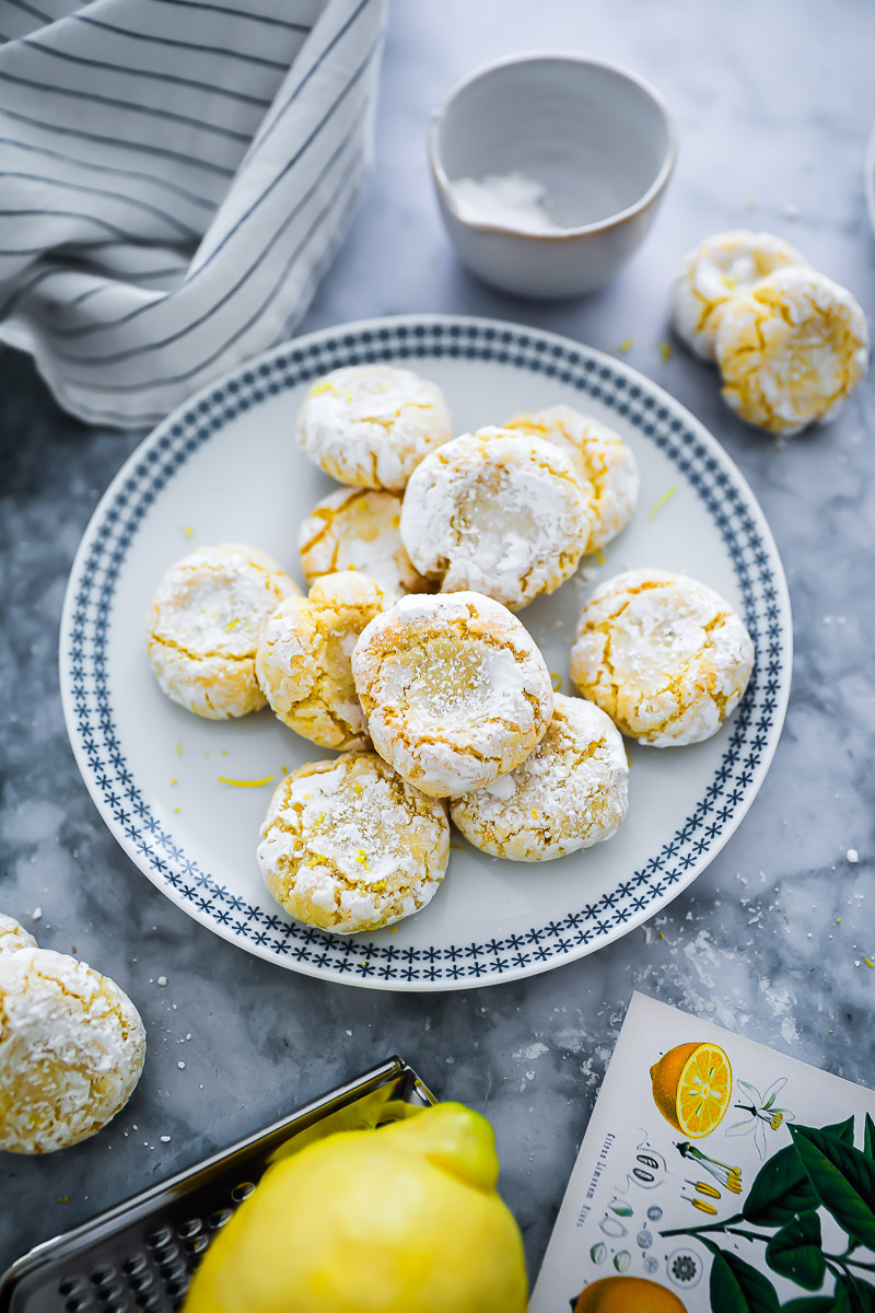 Italienische Mandelkekse mit Zitrone – ein feines almond lemon cookies Rezept
