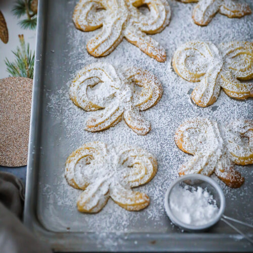 Wiener Spritzgebäck Rezept Viennese Swirls einfache Weihnachtsplätzchen Weihnachtsgebäck Butterplätzchen Weihnachtskekse cookies bakefeed feedfeed