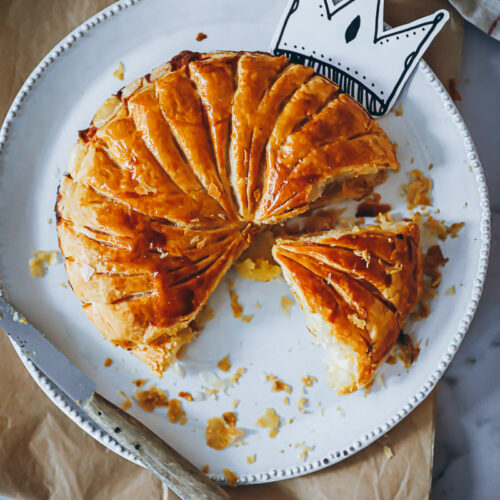 Galette de Rois Rezept recipe frangipane Mandelfüllung blätterteig tarte dreikönigskuchen einfache tarte blog foodblog zuckerzimtundliebe backblog bakefeed feedfeed french baking