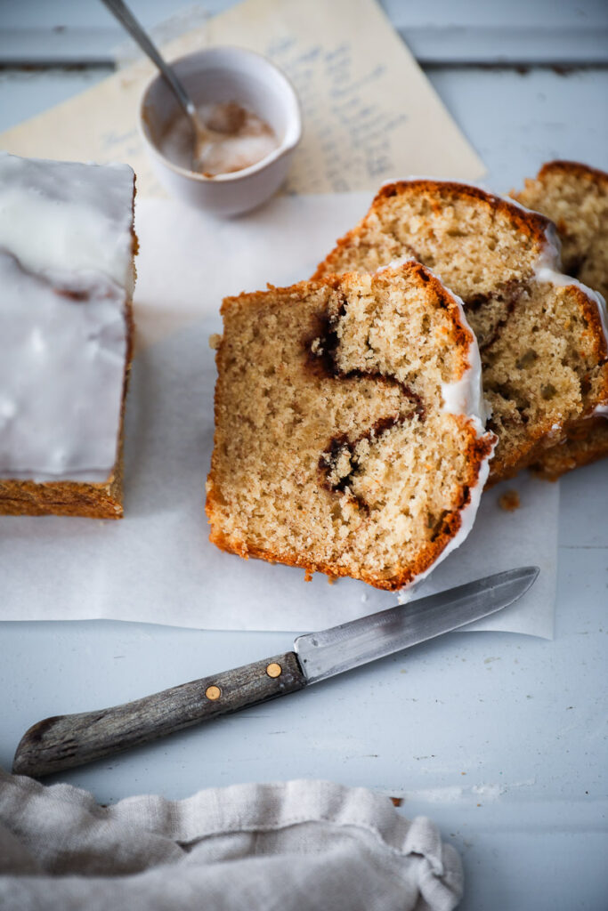 Zimt Swirl Bananenbrot Rezept cinnamon swirl banana bread recipe zuckerzimtundliebe bakefeed feedfeed nytcooking backrezept kastenkuchen german foodblog